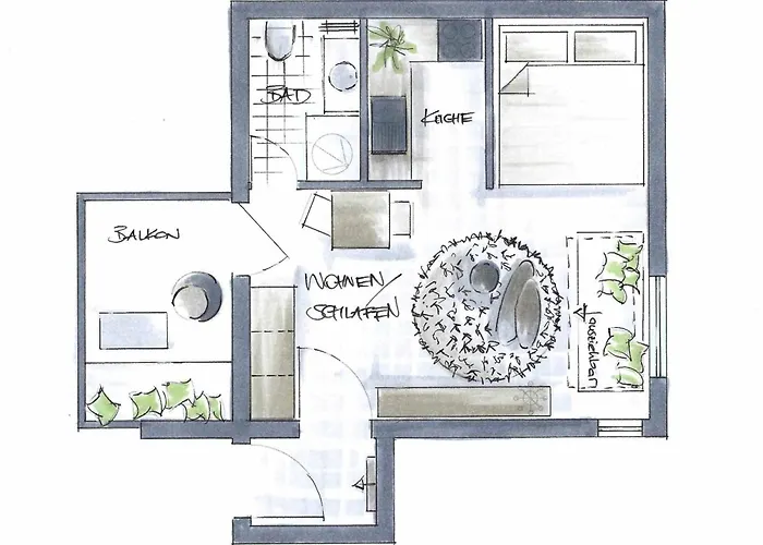 شقة Ferienwohnung-kuschelzeit *