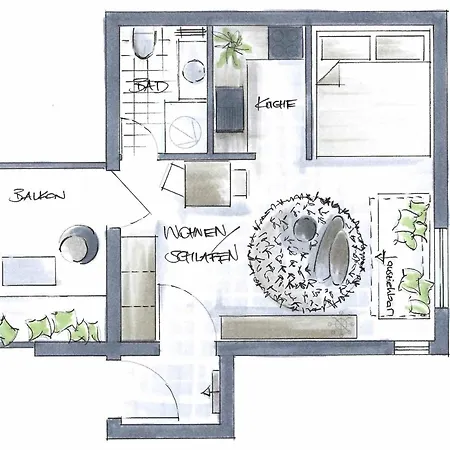 Apartment Ferienwohnung-kuschelzeit *